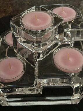 Partylite‎ Five Tier Crystal Castle Candle Holder